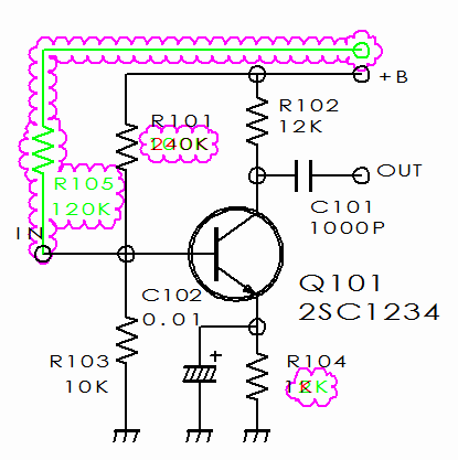 Schematic drawing comparison